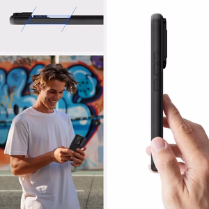 Tech-Protect Velar Cam+ viedtālruņa apvalks Xiaomi Redmi Note 13 Pro 5G / Poco X6 5G - melns
