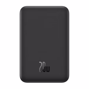Магнитный мини внешний аккумулятор Baseus 5000мАч USB-C 20W (чёрный)