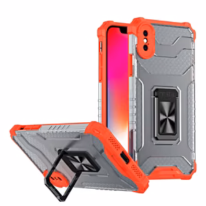Crystal Ring Case Kickstand Tough Rugged Cover for iPhone XS Max red
