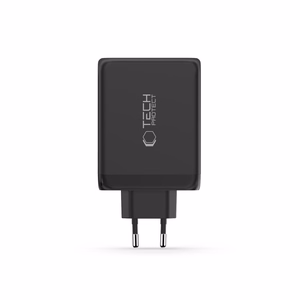 Tech-Protect NC200W-GaN 4 portu 200 W sienas lādētājs - melns