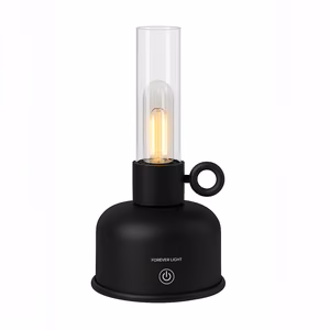 Forever Light Vintage Petroleum LED лампа FLR-02, чёрный