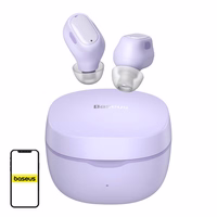 Bezvadu austiņas Baseus Bowie WM01 (violeta)