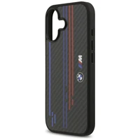 BMW M Kevlar Lines & Logo MagSafe viedtālruņa apvalks iPhone 17 - melns