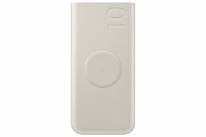 Внешний аккумулятор Samsung EB-U2510XUEGEU беспроводной 10000 mAh 2x USB-C 25W SFC - бежевый