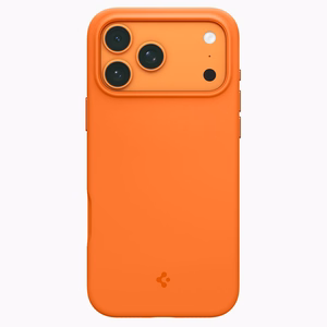 Spigen Silicone Fit Mag MagSafe чехол iPhone 17 Pro Max - оранжевый