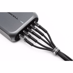 FORCELL F-ENERGY C257 kabelis USB A uz Lightning 2,4A 12W Cafule 2 m melns