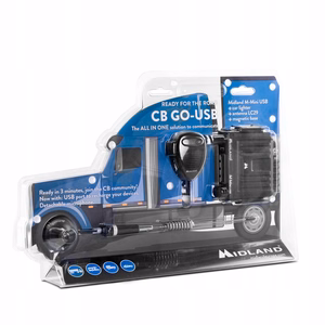 Midland CB komplekts ar M-Mini radiostaciju un LC29 antenu