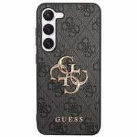 Guess GUHCS23S4GMGGR S23 S911 pelēks/pelēks cietais apvalks 4G Big Metal Logo