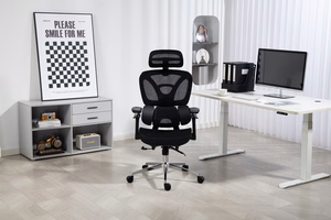 Activejet ergonomiskais biroja krēsls YK848, melns