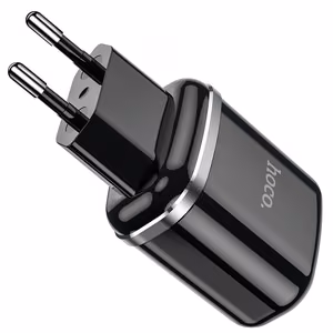 Charger Hoco N4 12W 2xUSB-A black