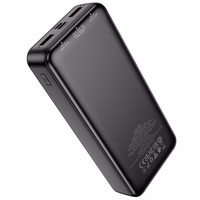 Ārējā baterija Power Bank Hoco J136A 22.5W+PD20W 20000mAh melna