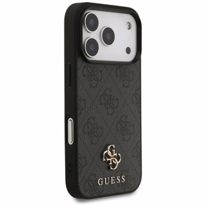 Guess 4G Small Classic Logo MagSafe vāciņš iPhone 18 Pro / 17 Pro – melns