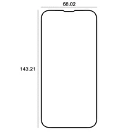 Etteri rūdīts stikls 9D priekš iPhone 13 / 13 Pro / 14 6,1"