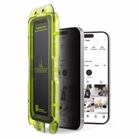 Ringke Easy Slide 2 daļu privātuma stikla komplekts iPhone 17 - melns