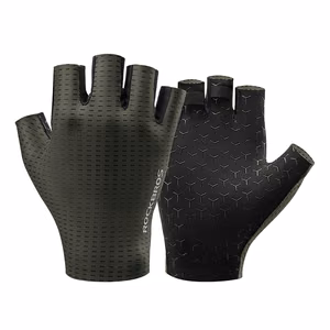 Rockbros Breathable Short Finger Cycling Gloves, Size: L - Green