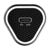 BLUE STAR automašīnas lādētājs 3A 20W Type C + kabelis Type C uz Type C PD QC3.0 AFC melns