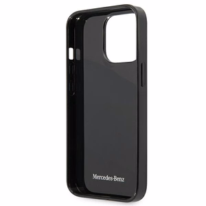 Mercedes Silver Stars Pattern чехол для iPhone 13 Pro / iPhone 13 - чёрный