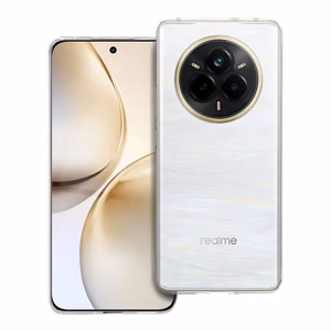 Caurspīdīgs viedtālruņa apvalks 2 mm REALME 14 PRO+ (kameras aizsardzība) caurspīdīgs