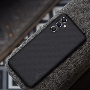 Nillkin Super Frosted Shield viedtālruņa apvalks Samsung Galaxy A14 5G / Galaxy A14 - melns