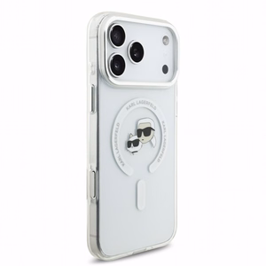 Karl Lagerfeld IML K&CH Heads Metal Frame MagSafe maciņš Apple iPhone 18 Pro