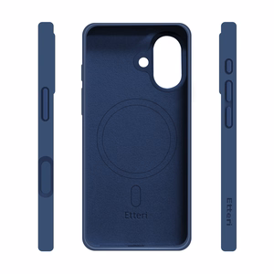 Etteri Silikona Mag maciņš for iPhone 17 tumši zils