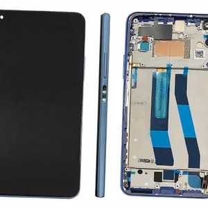 LCD ekrāns Xiaomi 11 Lite 5G NE ar skārienjutīgo ekrānu ar rāmi zils oriģināls (service pack)