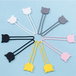 Silicone cable reel - pink