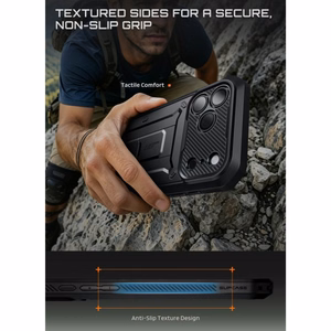 Supcase Unicorn Beetle Pro vāciņš iPhone 18 Pro Max / 17 Pro Max – melns