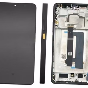 LCD ekrāns Xiaomi Poco X6 Pro 5G ar skārienjutīgo ekrānu ar rāmi dzeltens oriģināls (service pack)