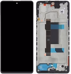 LCD screen Xiaomi Redmi Note 12 Pro 5G/Poco X5 Pro 5G ar touch screen ar frame Midnight Melns original (service pack)