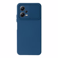 Camshield Soft viedtālruņa apvalks Xiaomi Redmi Note 12 5G/Poco X5 (m) - tumši zils
