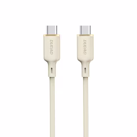 Dudao L7SCC USB-C - USB-C kabelis 100W 2m - bēšs