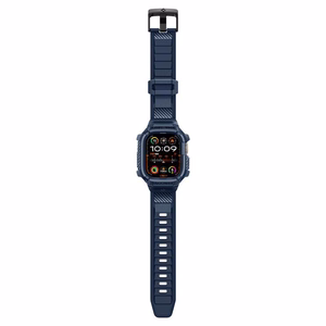 Spigen Rugged Armor Pro apvalks Apple Watch Ultra 1 / 2 (49mm) - jūras zila