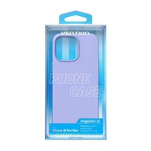 Vention KUFV0-40 силиконовый чехол для iPhone 15 Pro Max (фиолетовый)