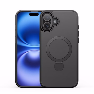 Telefona maciņš Dux Ducis Yind 360 Ring Stand Apple iPhone 16 Pro melns