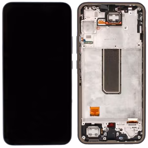 LCD ekrāns Samsung A346 A34 5G ar skārienjūtīgo ekrānu un rāmi oriģināls Awesome Graphite (servisa pakete)