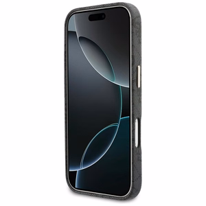 Guess 4G Script MagSafe futrālis iPhone 17 Pro - melns