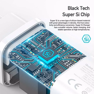 Зарядное устройство Dux Ducis C80 Super Si - USB + Type C - PD 30W QC 3.0 18W 3A белый