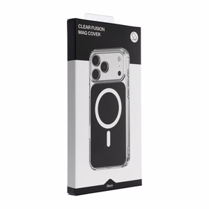 Case for iPhone 16e (SE4 2025) / 17e Clear Fusion Mag Cover compatible with MagSafe black