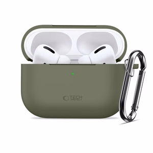 Tech-Protect Silicone Hook Case for AirPods Pro - Olive