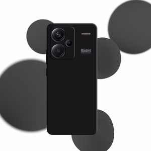 3mk Silicone Case for Xiaomi Redmi Note 13 Pro+ - Black