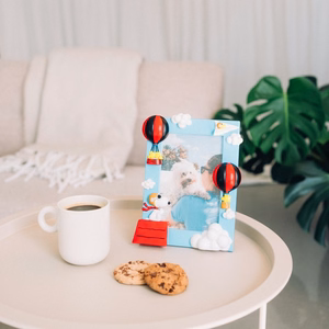 Snoopy 3D foto rāmis 10 × 15 cm fotogrāfijai