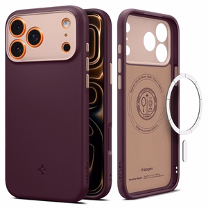 Spigen Nano Pop Mag MagSafe apvalks iPhone 17 Pro viedtālrunim – bordo krāsas