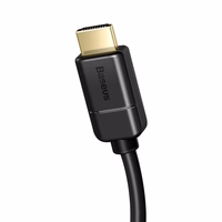 Baseus HDMI 2.0 kabelis 4K 60 Hz 3D HDR 18 Gbps 3 m melns (CAKGQ-C01)
