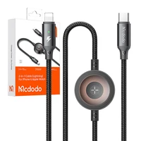 Mcdodo CA-5680 2 vienā USB-C uz Lightning kabelis + Apple Watch lādētājs, 36W, 1.5m