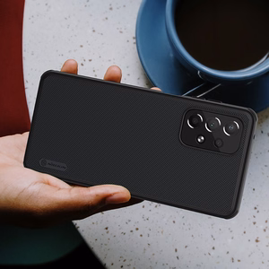 Nillkin Super Frosted Shield Pro izturīgs viedtālruņa apvalks Samsung Galaxy A73 melns