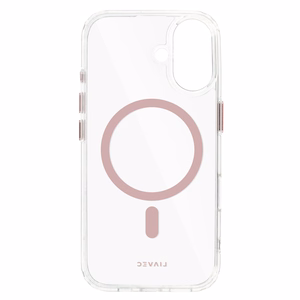 Liavec Spīdīgs Magnētiskais Caurspīdīgs viedtālruņa apvalks Iphone 16 rozā
