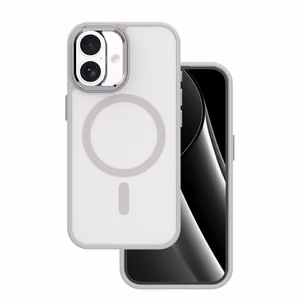 Frozen Mag case for iPhone 16 6.1" grey