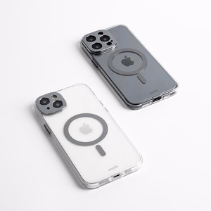 Moshi iGlaze MagSafe vāciņš ierīcei iPhone 15 Pro Max, “Meteorite Gray” krāsā