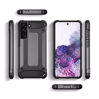 Hybrid Armor viedtālruņa apvalks Samsung Galaxy S23+ bruņu hibrīda apvalks zils